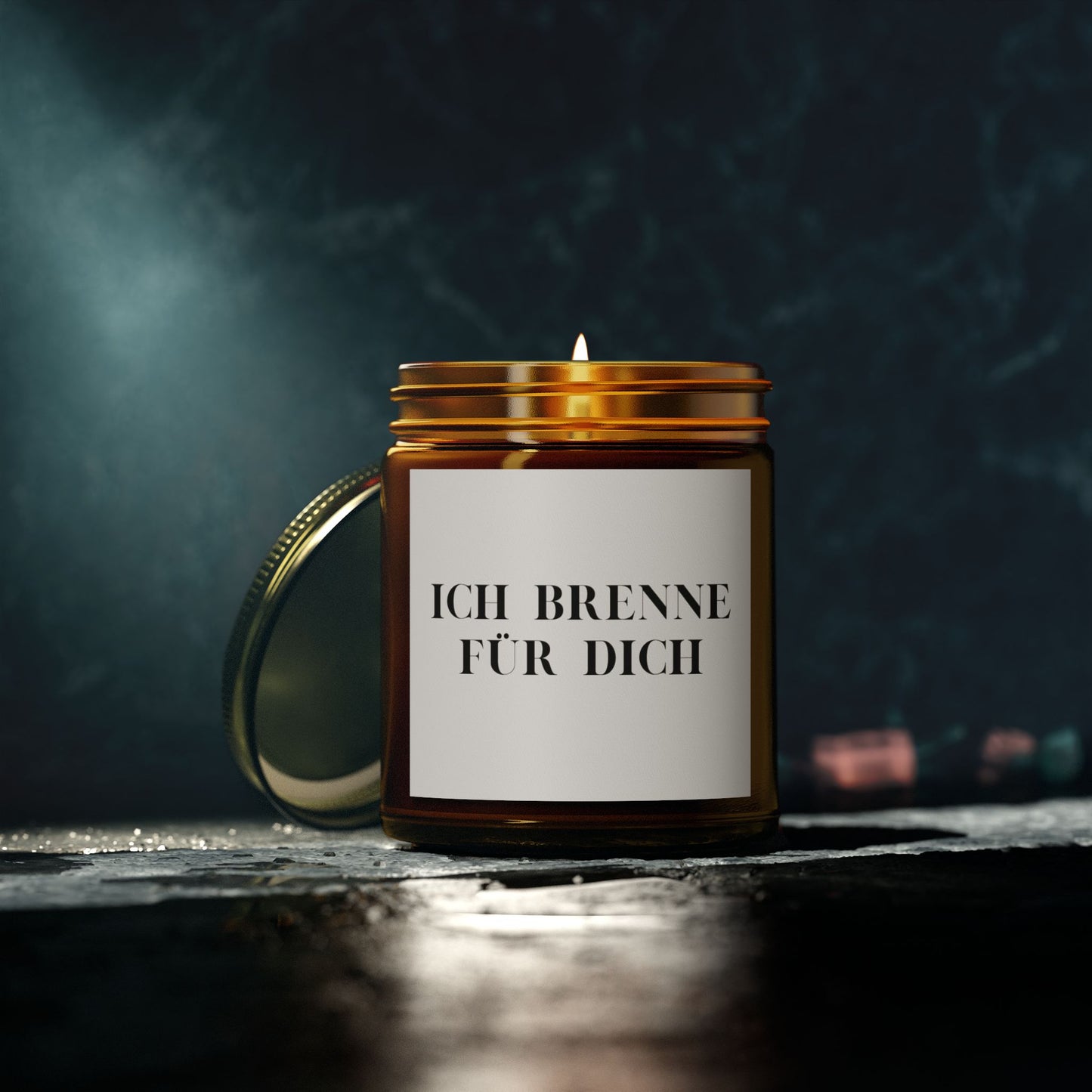 Duftkerze 200 Gramm - ICH BRENNE FÜR DICH