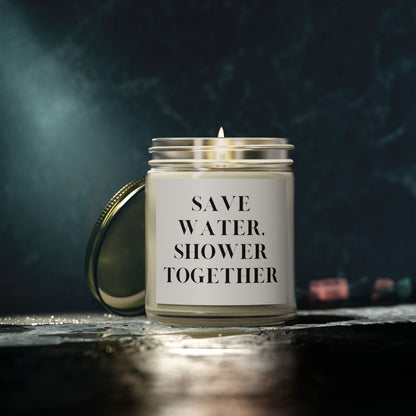 Duftkerze 200 Gramm - SAVE WATER, SHOWER TOGETHER