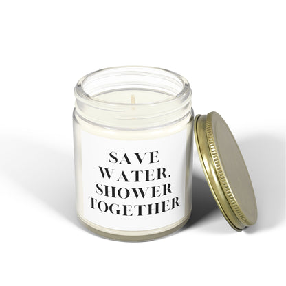 Duftkerze 200 Gramm - SAVE WATER, SHOWER TOGETHER