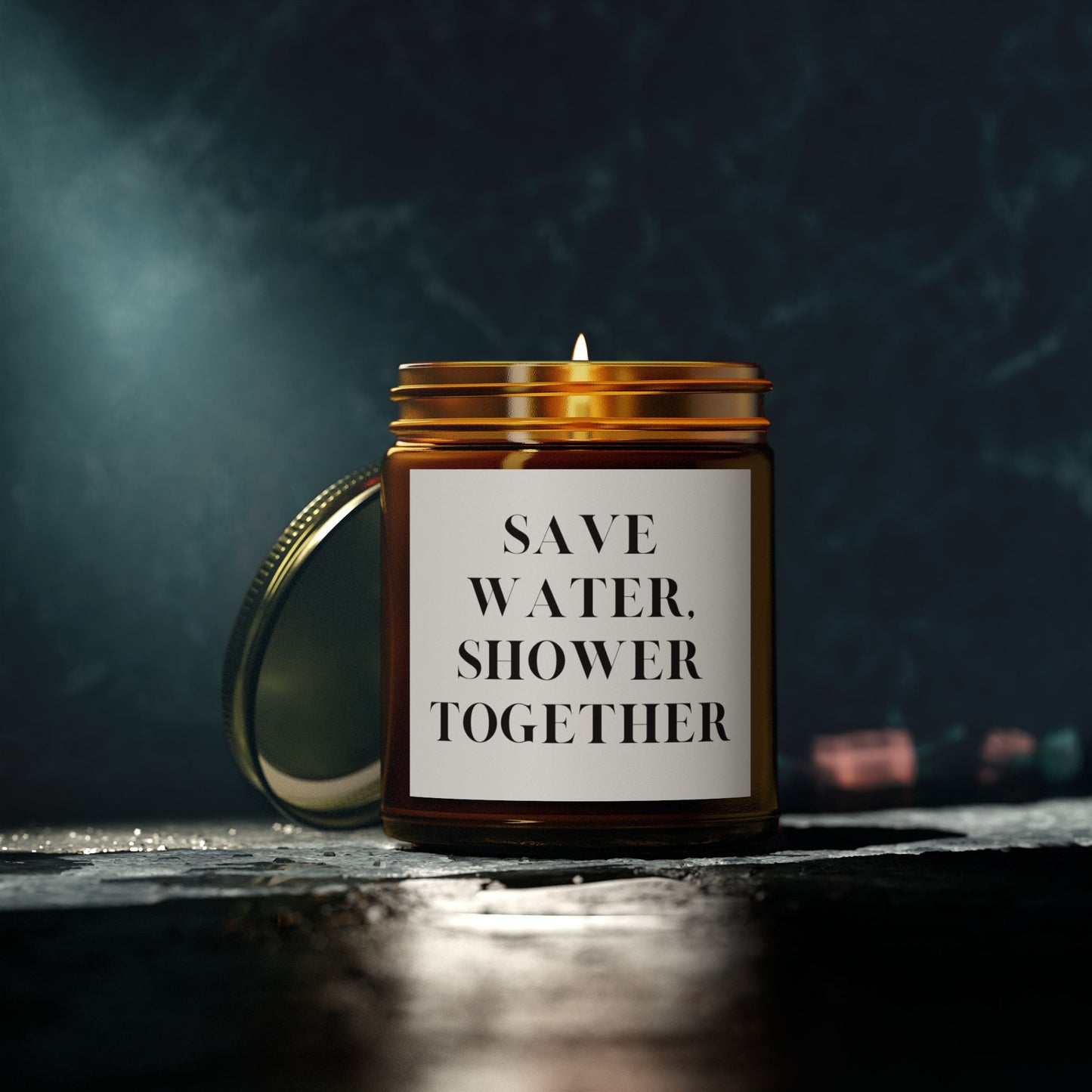 Duftkerze 200 Gramm - SAVE WATER, SHOWER TOGETHER