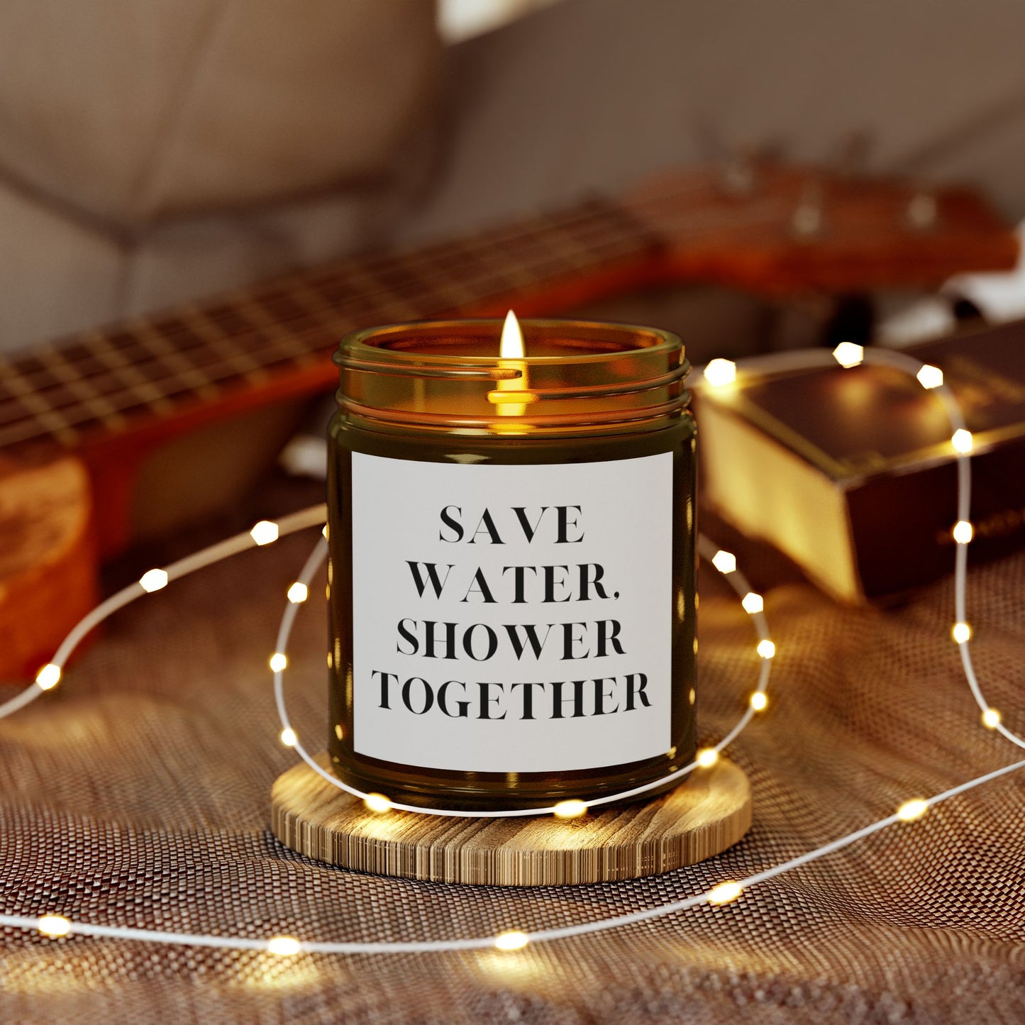 Duftkerze 200 Gramm - SAVE WATER, SHOWER TOGETHER