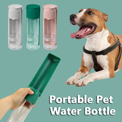 Tragbare Hundetrinkflasche goodies dispenser